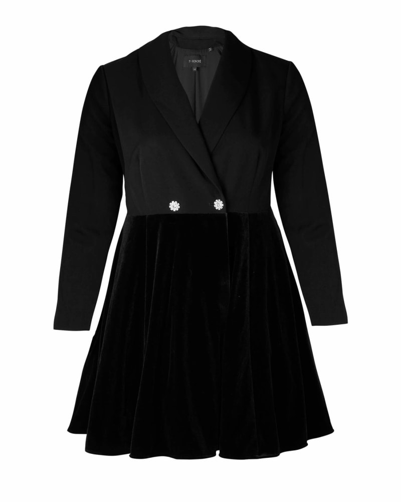Plus Size Laura Blazer Dress Black